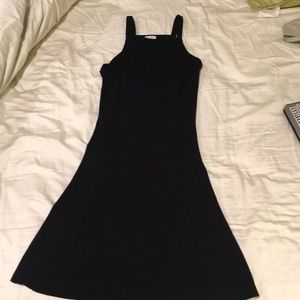 tight black brandy melville tank dress